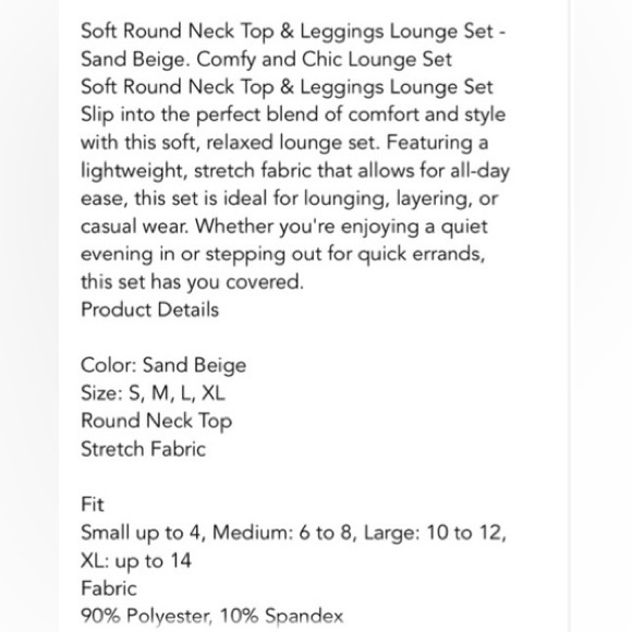 Zenana 2 pc Legging Pajama Set - Picture 2 of 2